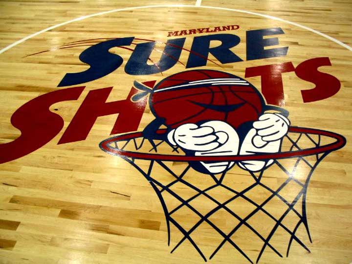Maryland Sure Shots basketball court floors